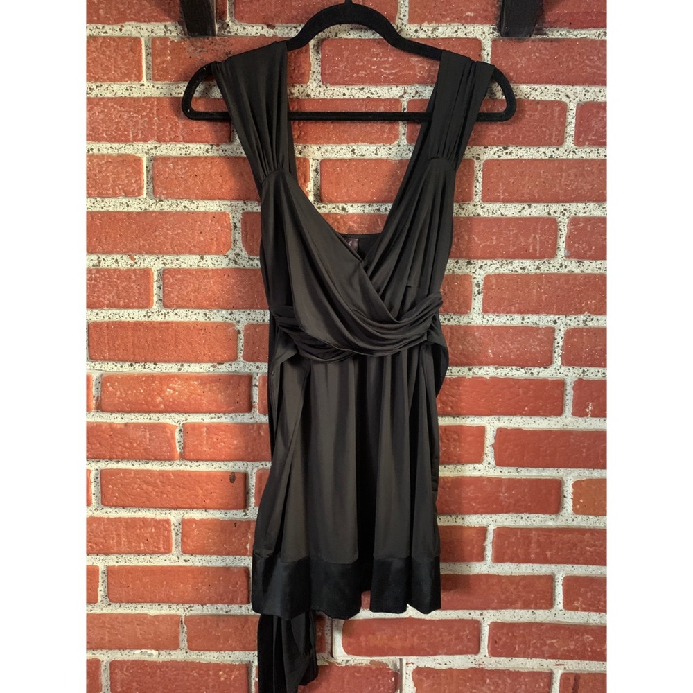 Hale Bob Black Soft Blouse